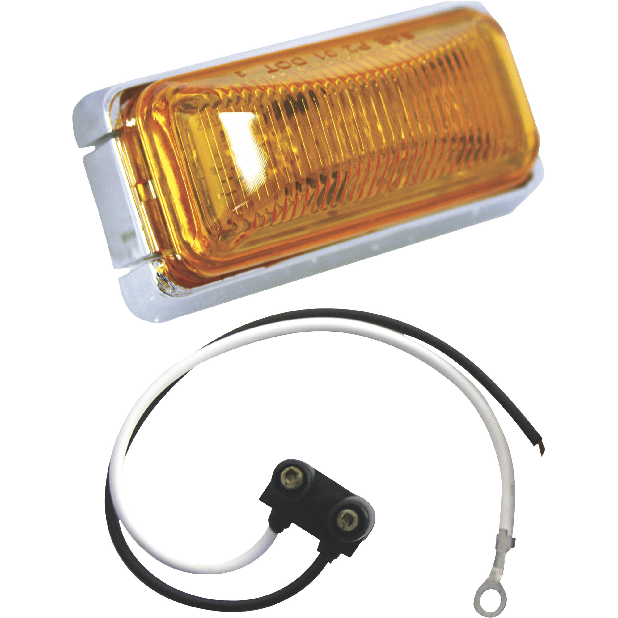 Hopkins Towing Solutions 2 7/8in. Rectangular Clearance and Side Marker, Amber